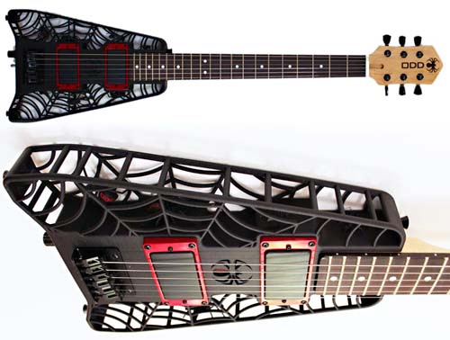 スゲ〜奇天烈な!?…3D printedの「ODD Guitars」。_e0053731_17314465.jpg