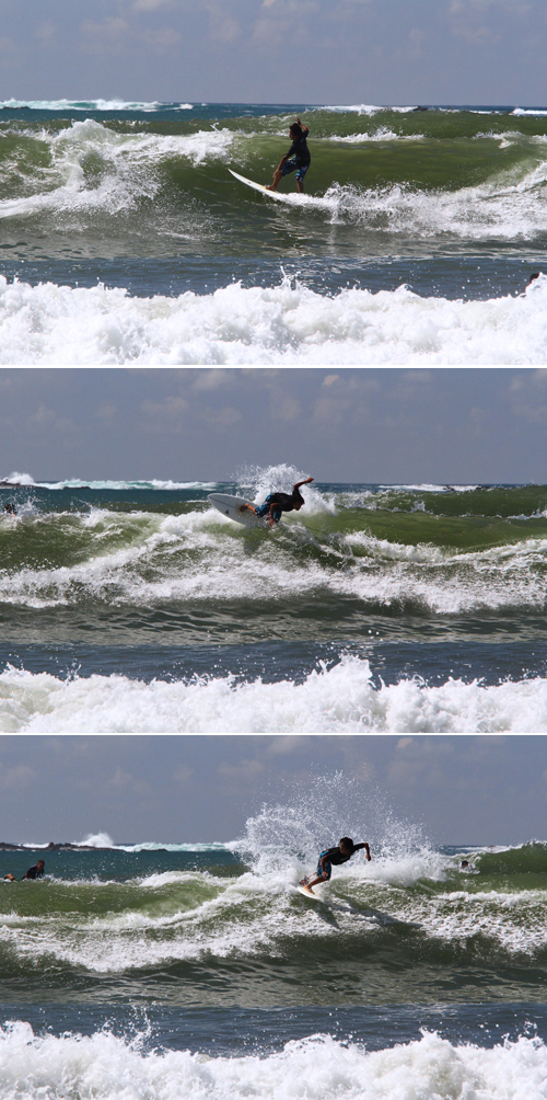 2012/08/26(SUN) The beach on Sunday with a wave _a0157069_23235895.jpg