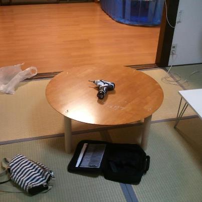 リサイクル　ちゃぶ台_e0297318_2043752.jpg