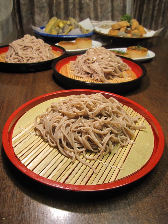 大根のバターソテー　鯖の竜田揚げ　手打ち蕎麦_e0170734_22113383.jpg