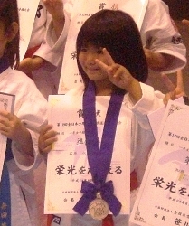 第１２回全日本少年少女空手道選手権大会準優勝！！_d0010630_2125531.jpg