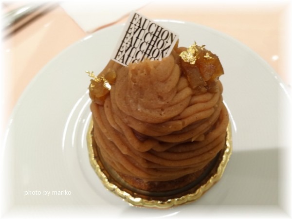 フォションのモンブラン_d0165645_19124131.jpg