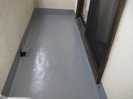 ベランダウレタン防水工事完了（さいたま市岩槻区）_c0183605_2128441.jpg