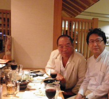 広島国際学院大学現代社会学部客員教授　との食事会でした　_d0153211_1704218.jpg