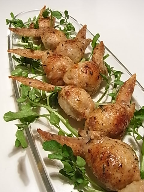 鶏手羽先のファルシ・タイム風味_b0145846_22174876.jpg
