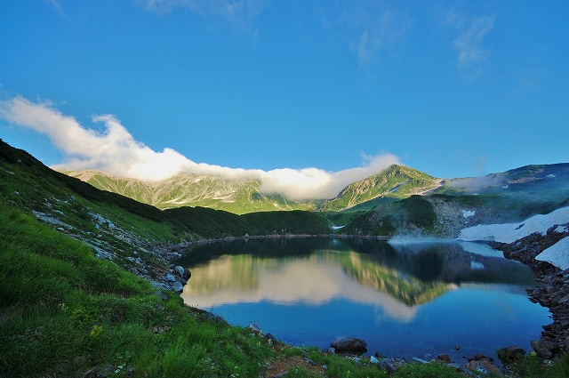 みくりが池の水鏡_a0169902_637286.jpg