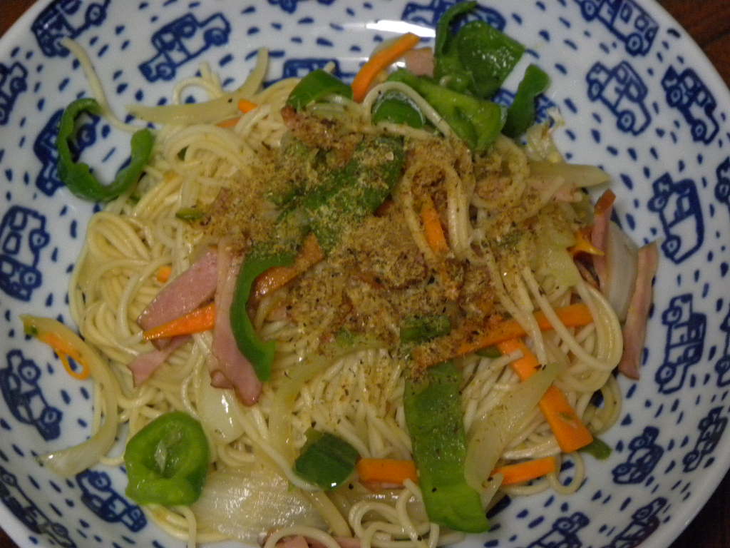 素麺チャンプル_c0162773_14272369.jpg