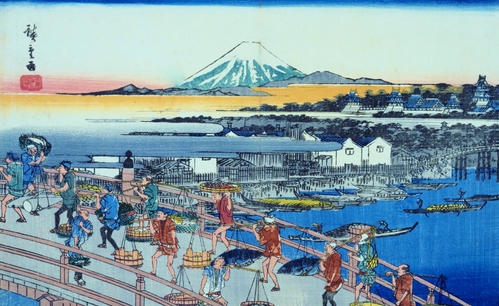 日本橋魚河岸発祥の地 大江戸歴史散歩を楽しむ会