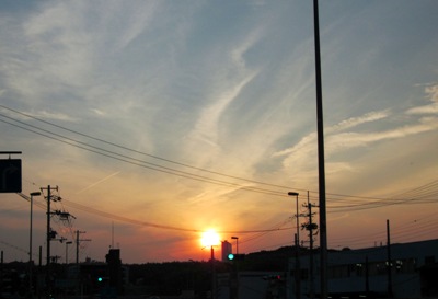 縫物 と 古い鉄の花留 と 空_d0249193_7573564.jpg