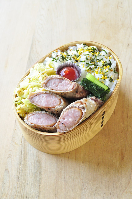 サルティンボッカ風弁当_b0171098_914291.jpg
