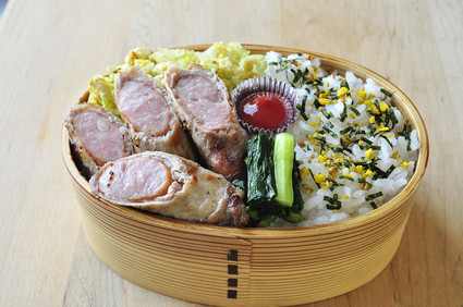 サルティンボッカ風弁当_b0171098_935427.jpg