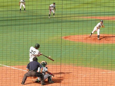 専修大対東農大　９月３日　東都大学野球２部_b0166128_10452082.jpg