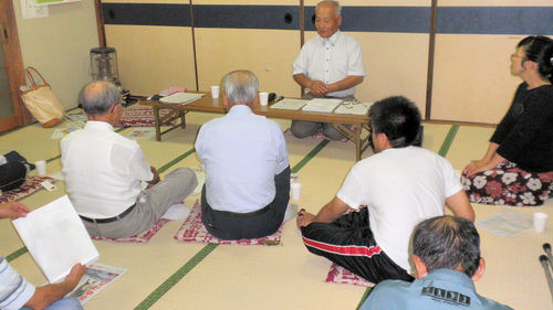 世羅町西大田自治センターで矢山武議員の町政報告会_e0266305_13145380.jpg