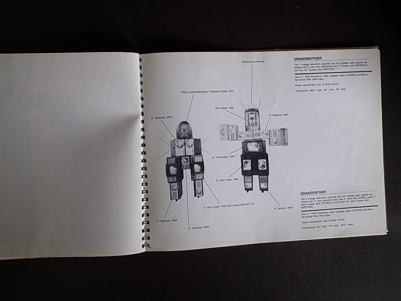 ナム・ジュン・パイク のロボット家族 日本漫遊記 図録 - アート/エンタメ