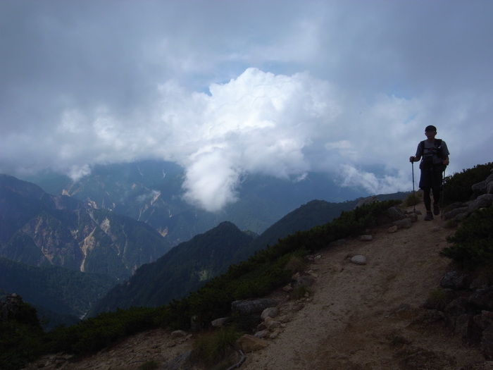 2012.8.31-9.2 表銀座を歩く旅 day1 　中房温泉-大天荘_b0219778_21574754.jpg