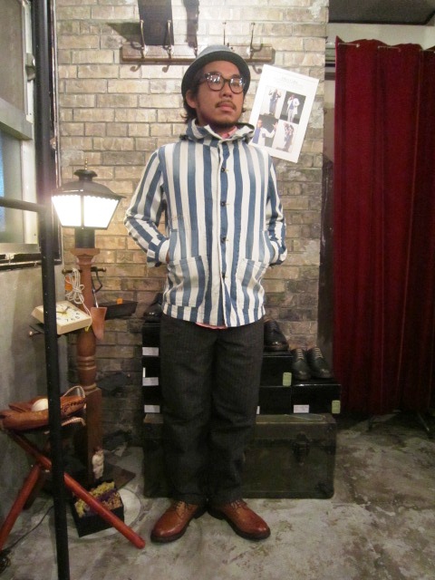 AmanjaKania \"Big Stripe Pants&Parka\" ご紹介_f0191324_9465254.jpg