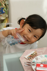 最後のレギュラーコース作品(ピンクのミニブーケ)_c0165636_11422926.jpg