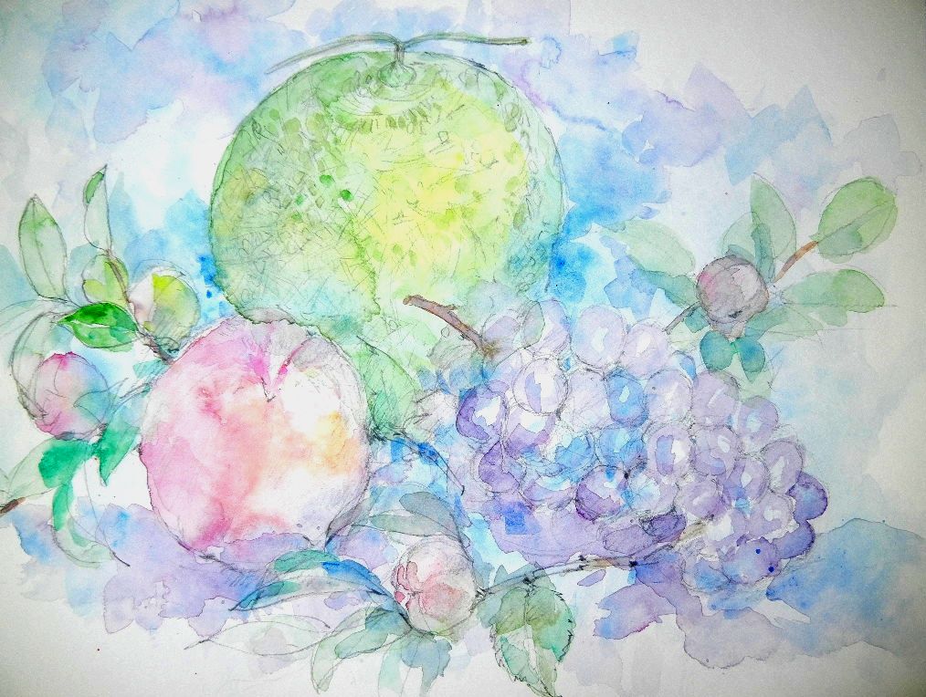 ’12,9,11(火)果物の絵を描いたよ!_f0060461_10512358.jpg