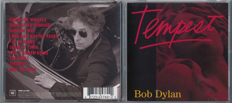 １２年９月１１日・Tempest／Bob　Dylan_c0129671_18304172.jpg