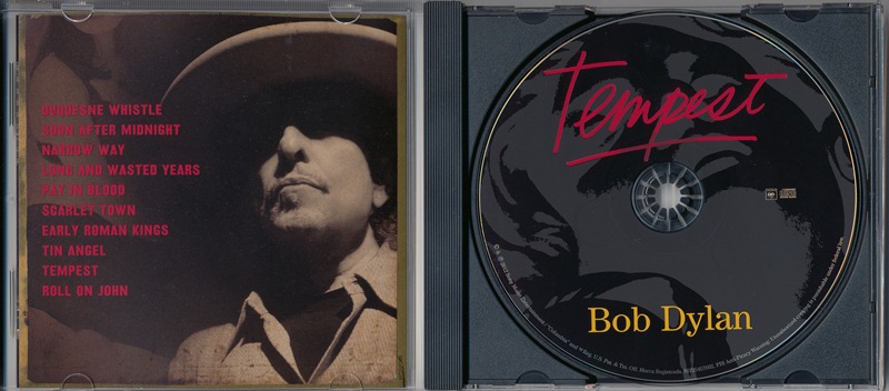 １２年９月１１日・Tempest／Bob　Dylan_c0129671_1831237.jpg