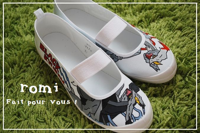 ポケモンうわばきペイント ブラックキュレム ホワイトキュレム Romi Made ラミネート生地のベビー キッズ小物