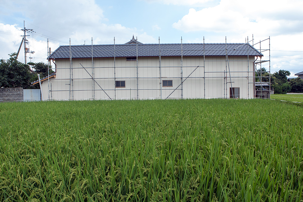 大型納屋の雨漏り対策と補強 〜その2〜_a0163962_933560.jpg