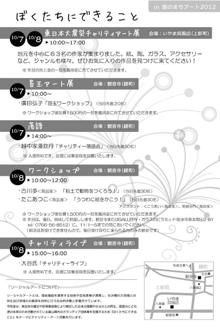 東日本大震災のチャリティ展-「ぼくたちにできること」_b0151262_16442733.jpg