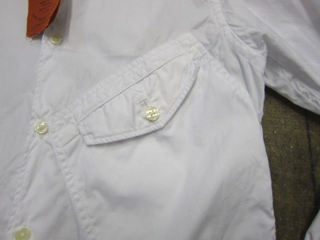 お待たせしました!★ Kato ・・・当店・別注 BIG Pocket SHIRTS (WHITE)入荷♪ _d0152280_23503351.jpg