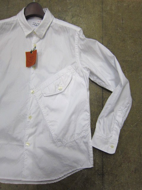 お待たせしました!★ Kato ・・・当店・別注 BIG Pocket SHIRTS (WHITE)入荷♪ _d0152280_2350569.jpg