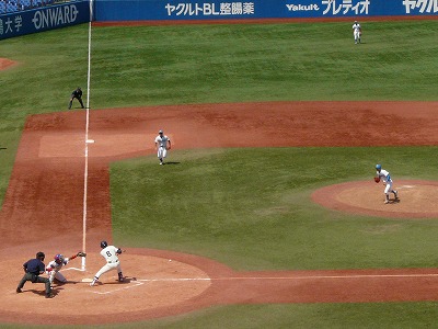東洋大対青学大 9月11日 東都大学野球1部_b0166128_943979.jpg