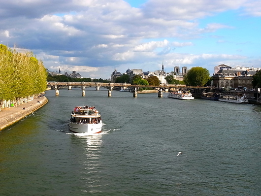 La Seine, vue par le Pont du Carrousel - セーヌ川、カルーゼル橋から_a0231632_20113386.jpg