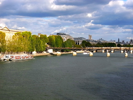 La Seine, vue par le Pont du Carrousel - セーヌ川、カルーゼル橋から_a0231632_2044450.jpg