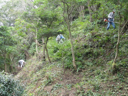 みさき里山クラブ振替活動日：案内板設置_c0108460_21504419.jpg