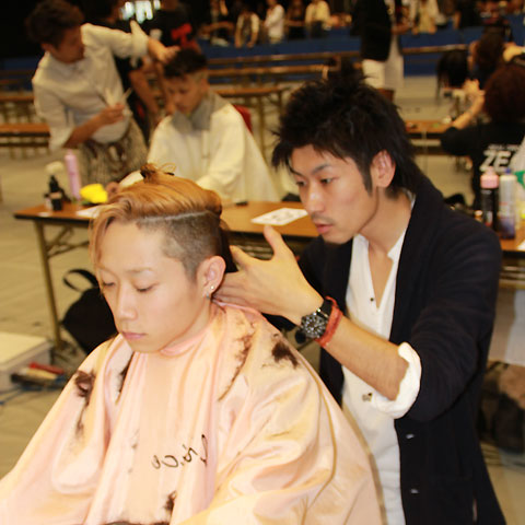【brace】SPC理美容選手権大阪大会2012 競技風景1_c0080367_14504930.jpg