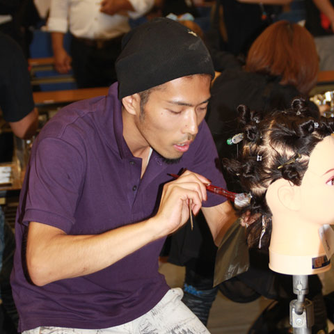 【brace】SPC理美容選手権大阪大会2012 競技風景1_c0080367_1451104.jpg