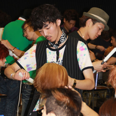 【brace】SPC理美容選手権大阪大会2012 競技風景1_c0080367_1451497.jpg