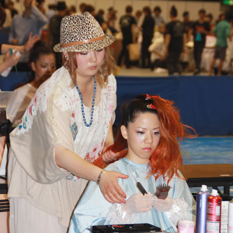 【brace】SPC理美容選手権大阪大会2012 競技風景1_c0080367_1451534.jpg