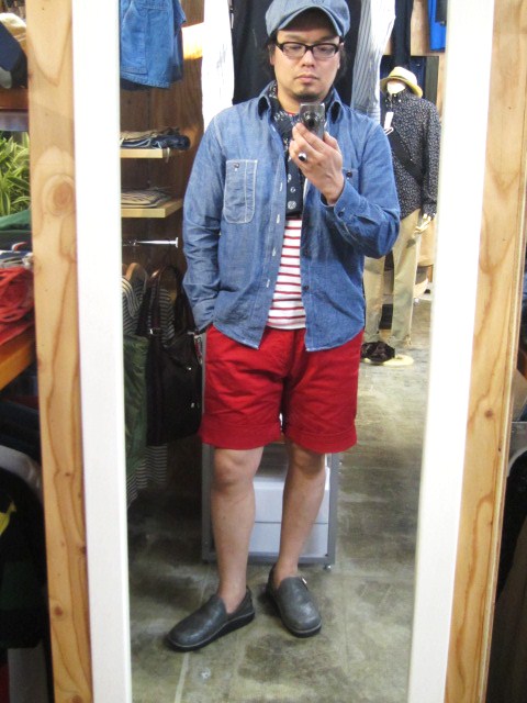 お待たせしました!★ Kato ・・・当店・別注 BIG Pocket SHIRTS (WHITE)入荷♪ _d0152280_021266.jpg