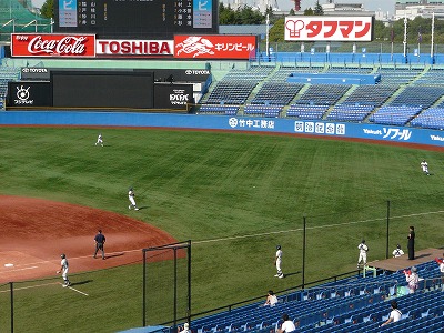 駒澤大対國學院大 9月11日 東都大学野球1部_b0166128_11145327.jpg