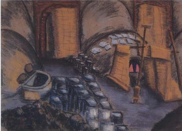 100％品質 絵画 野口一夫 つかの間を憩う 当時物 第7回春日部市美術展覧会 絵画