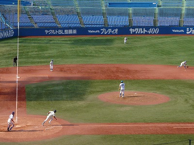 東洋大対青学大 9月12日 東都大学野球1部_b0166128_191881.jpg