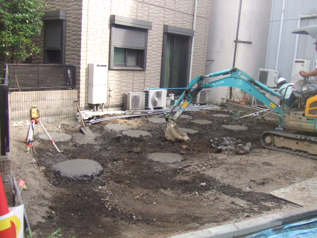 柱状改良工事を行いました!*亀戸5丁目 新築住宅*_b0246953_20104472.jpg