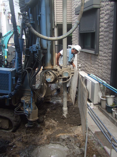 柱状改良工事を行いました!*亀戸5丁目 新築住宅*_b0246953_2025818.jpg