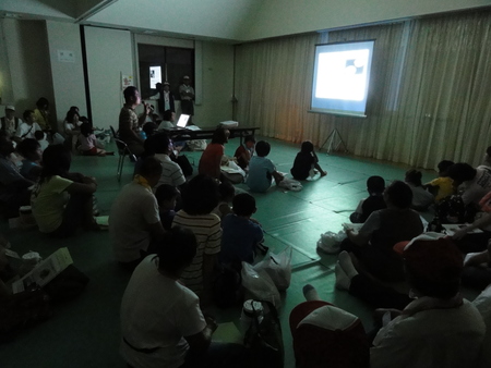 「青白く光るウミホタルわくわく観察会2012」 in せんなん里海公園_c0108460_1551339.jpg