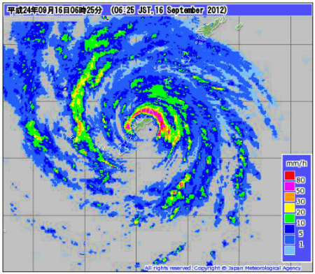 朝起きたら台風だった。_e0028387_6335722.jpg