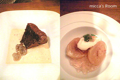ラ・ノワゼットカフェ ビストロでディナー_b0245038_1854537.jpg