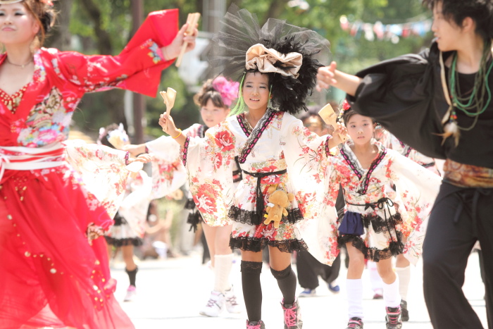 第59回よさこい祭り 1日目 HARE MAKE SALON FACE_a0077663_17183552.jpg