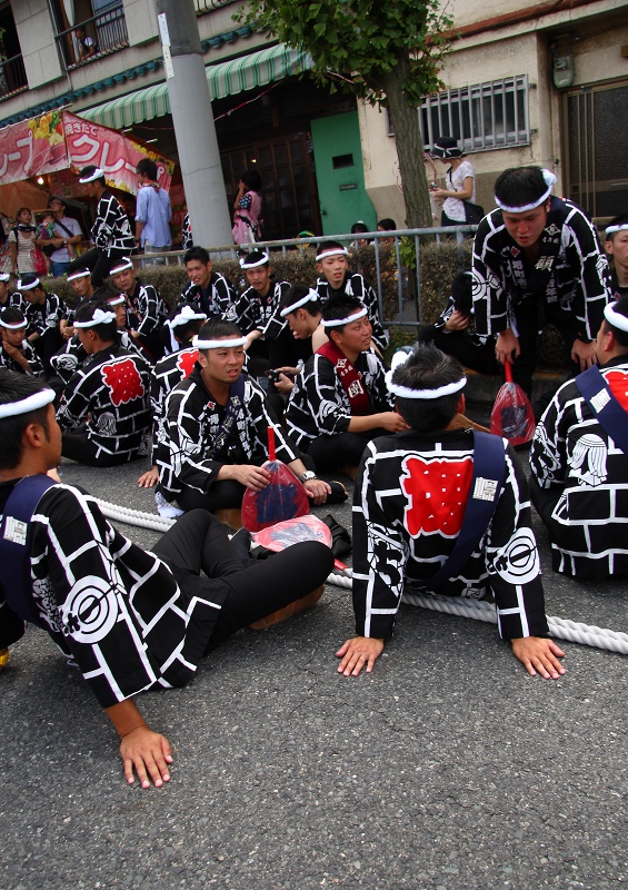 岸和田だんじり祭り⑦　　移動中のスナップ ２_d0192727_2323653.jpg