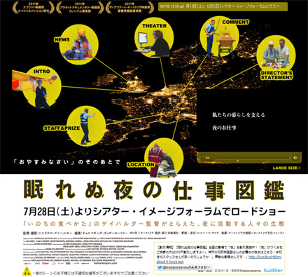 夜のお仕事を映画で覗き見─『眠れぬ夜の仕事図鑑』_c0060143_2150342.jpg