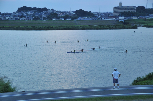 宮崎商業高校　大宮高校　ボート部　９・１９_a0043276_20462098.jpg